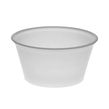 Pactiv Plastic Souffle/Portion Cups, 2oz, Translucent, PK2400 YS200
